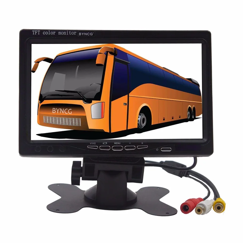 BYNCG 800*480 HD 7 дюймов TFT lcd цветной цифровой видео Запись DVR монитор парковки заднего
