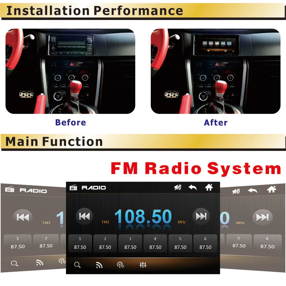 AMPrime автомобиль радио 2din 7 &quotАвто ЖК дисплей сенсорный Bluetooth MP5 плеер USB/FM/SD 2 din