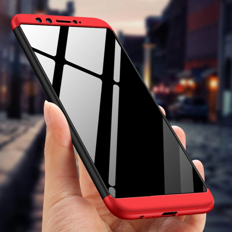 Чехол с полным покрытием на 360 градусов для Huawei Honor 9 Lite чехол закаленным стеклом
