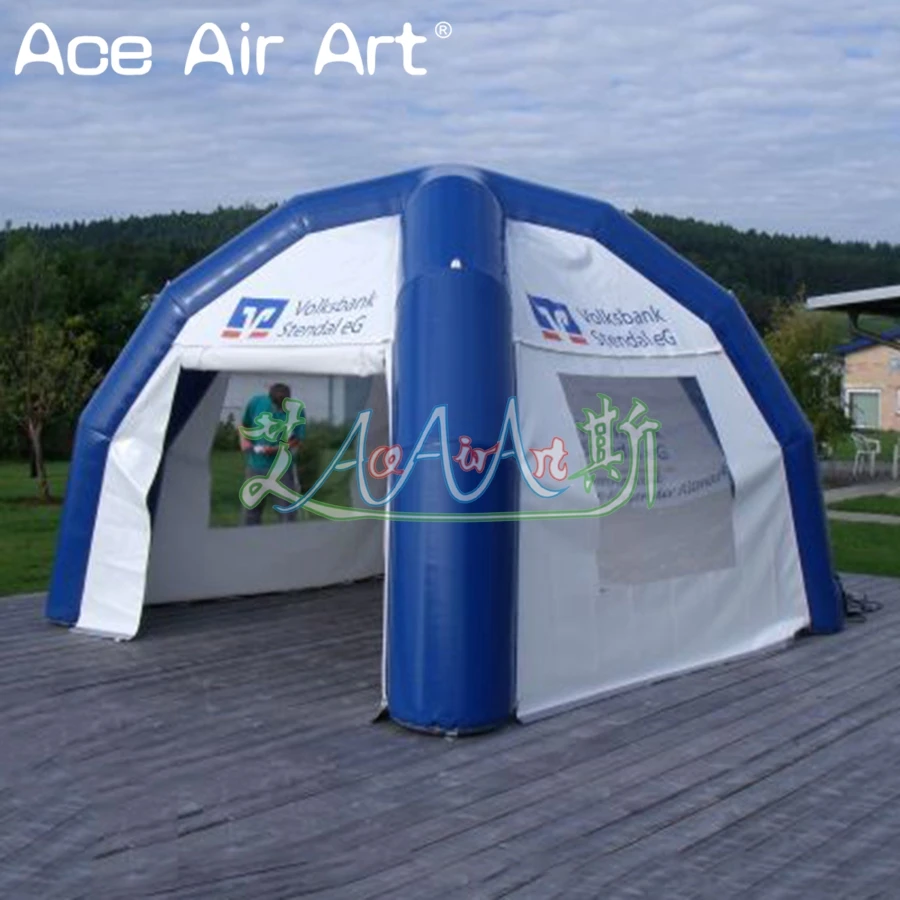 

Oxford 6m Diameter 4 Legs Inflatable Spider Tent Car Cover Tent Bar with Removable Nylon Clear Curtains for Sale