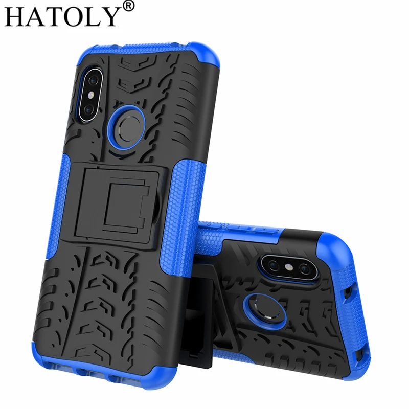 HATOLY чехол для Xiaomi Mi A2 Lite силиконовый бронированный жесткий пластиковый с