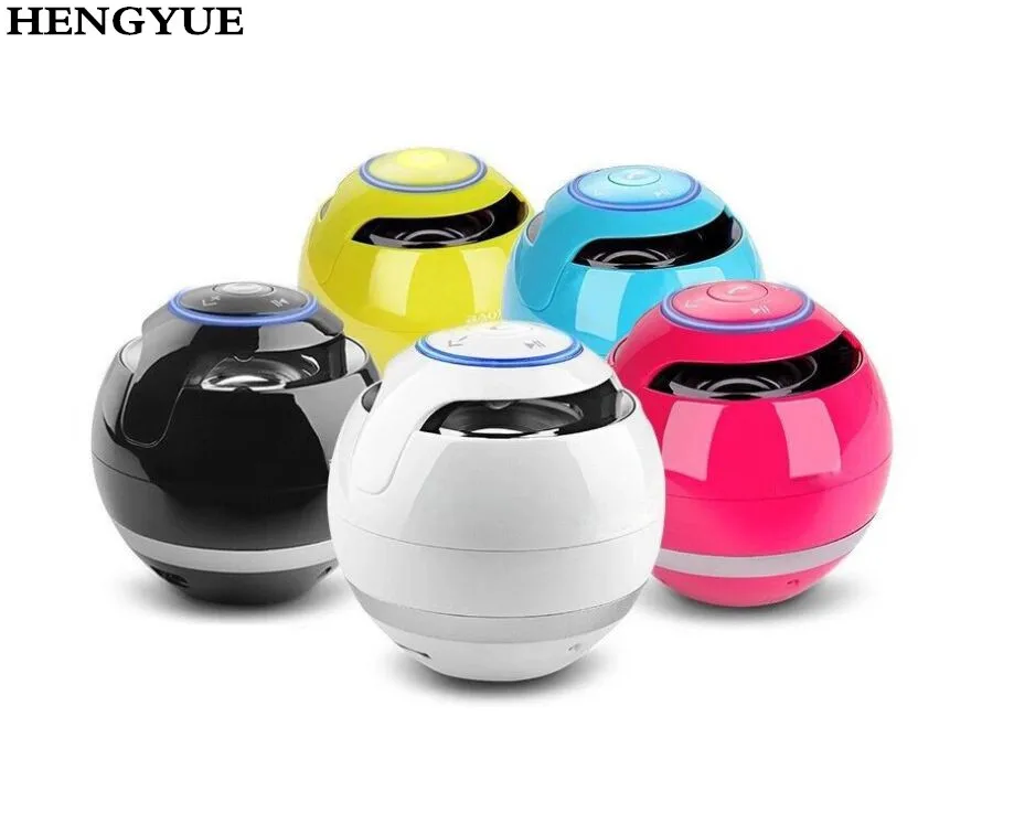 Портативная беспроводная мини-Колонка HENGYUE Bluetooth TF FM-радио с микрофоном MP3 |