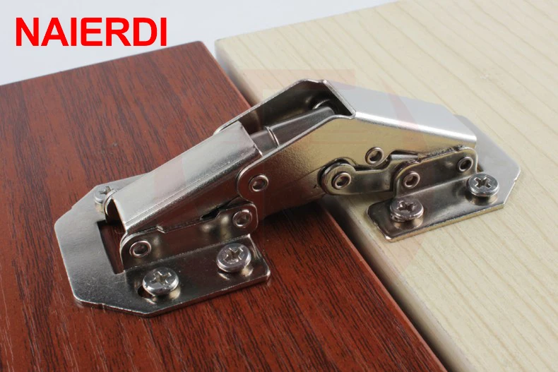 Шарнирная петля для шкафа 4 дюйма 90 градусов без сверления в форме мостов