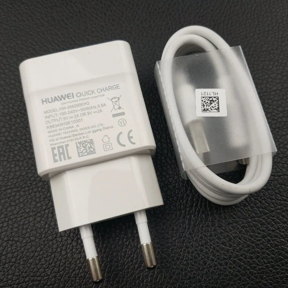 Оригинальный huawei 9 v 2a быстро Зарядное устройство qc2.0 ЕС стены Quick Charge адаптер