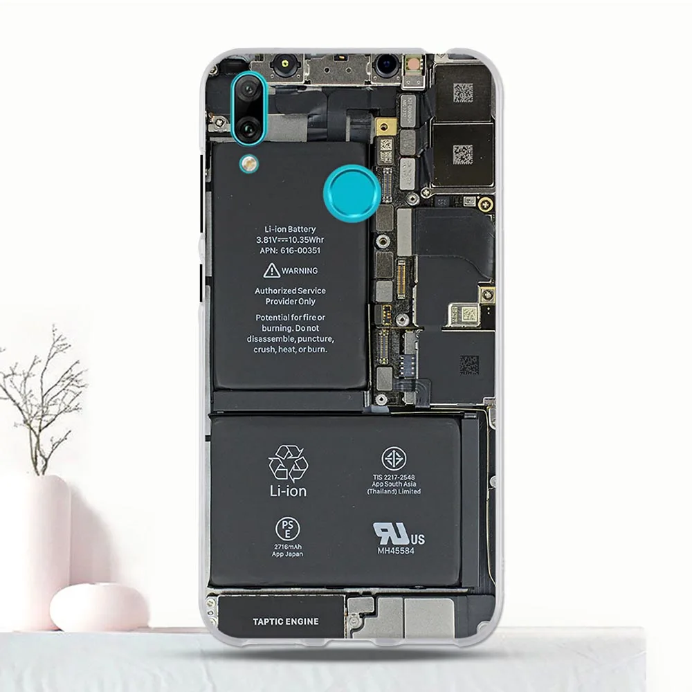 Чехол для huawei Y7 Y7 Pro Y7 Prime чехол для телефона TPU для huawei Enjoy 9 защитный чехол 6,26 дюйма силиконовый чехол