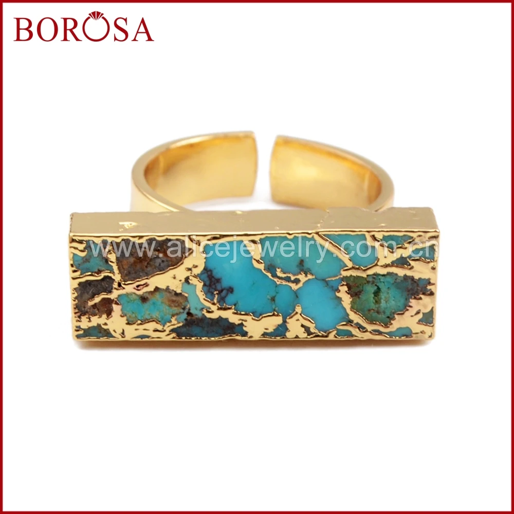 BOROSA 5/10 шт. золотого цвета натуральная медь стандартные украшения для женщин