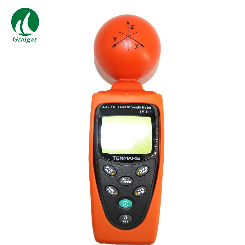 TM 195 _ 3 Axis RF измеритель напряженности поля жидкокристаллический (ЖК дисплей) набор