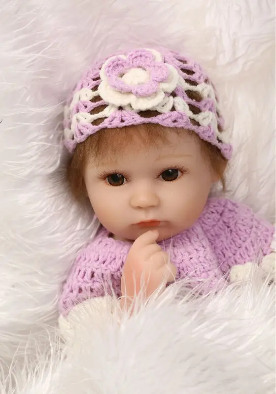 NPK 18 &quotbebe подарок кукла Возрожденный силикон Возрожденные младенцы с хлопковым