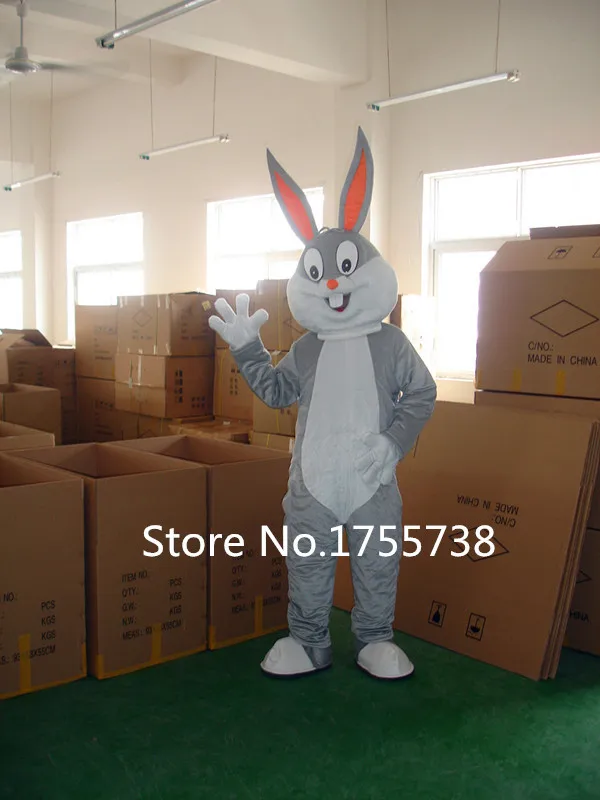 Костюм для взрослых и детей серый Багз кролик|mascot costume|costume mascotrabbit mascot costume |