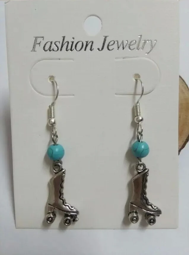 Модные ювелирные изделия 20 пар винтажные роликовые коньки каменные бусины