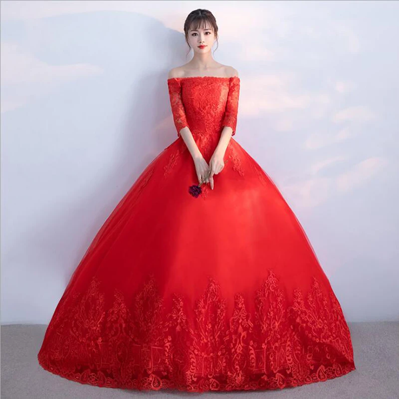 Vestido De Noiva сексуальные свадебные платья принцессы с вырезом лодочкой длина до
