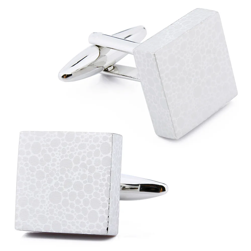 1 пара в розницу квадратный Модный Обычный металл с эмалью узор очаровательные