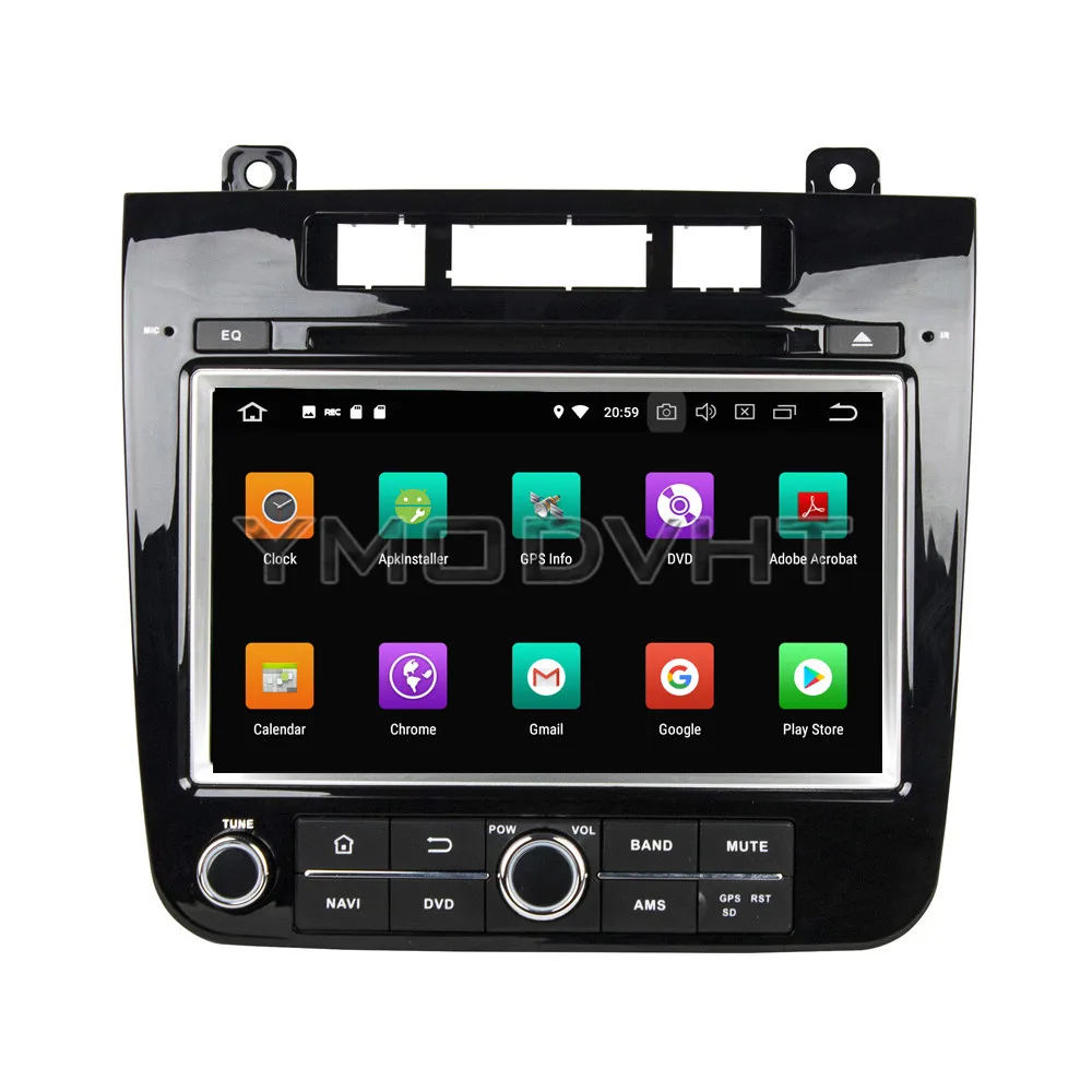 YMODVHT 8 дюймов Android 0 Восьмиядерный PX5 4 Гб ОЗУ 32 ПЗУ автомобильный DVD плеер Радио