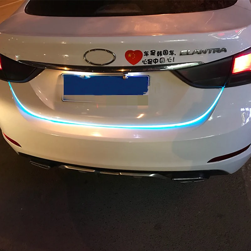 3 цвета течет Тип DRL сундучок поворотники Задние огни Светодиодный ленты