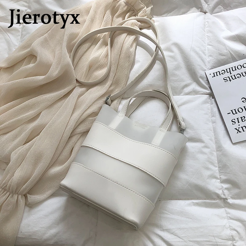 Женская сумка-мессенджер JIEROTYX однотонная Классическая Повседневная сумка из