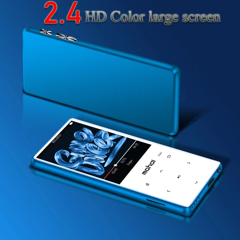 Импортный цветной экран 2,4 дюйма Bluetooth 4,0 mp4 плеер Поддержка записи FM радио динамик медиа MP4 видео плеер