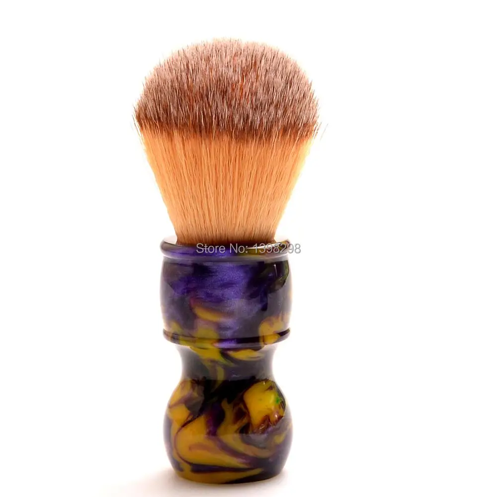 Новый дизайн смолы ручка синтетических волос щетка для бритья мужской помазок