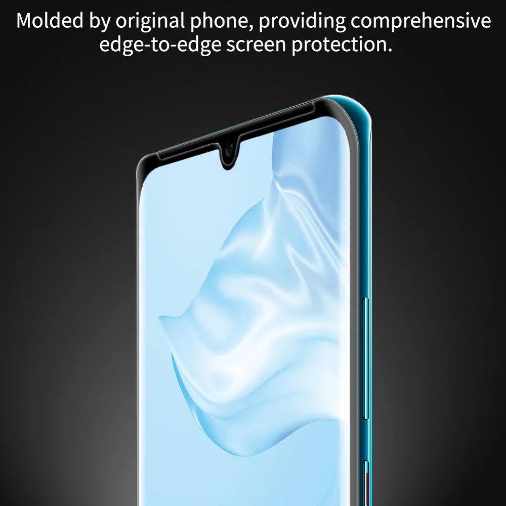 Huawei P30 Pro с полным покрытием из Оригинальное Защитное стекло Nillkin 3D DS+ Макс пленка с защитой от возгорания для huawei P30 Pro