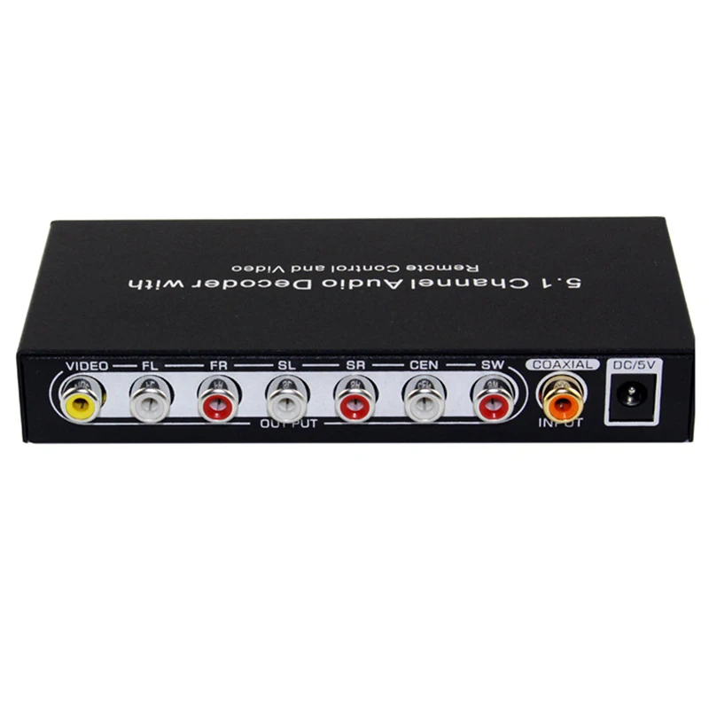 5 1 канальный аудио декодер AC3 DTS цифровой оптический SPDIF Toslink/коаксиальный 5.1CH