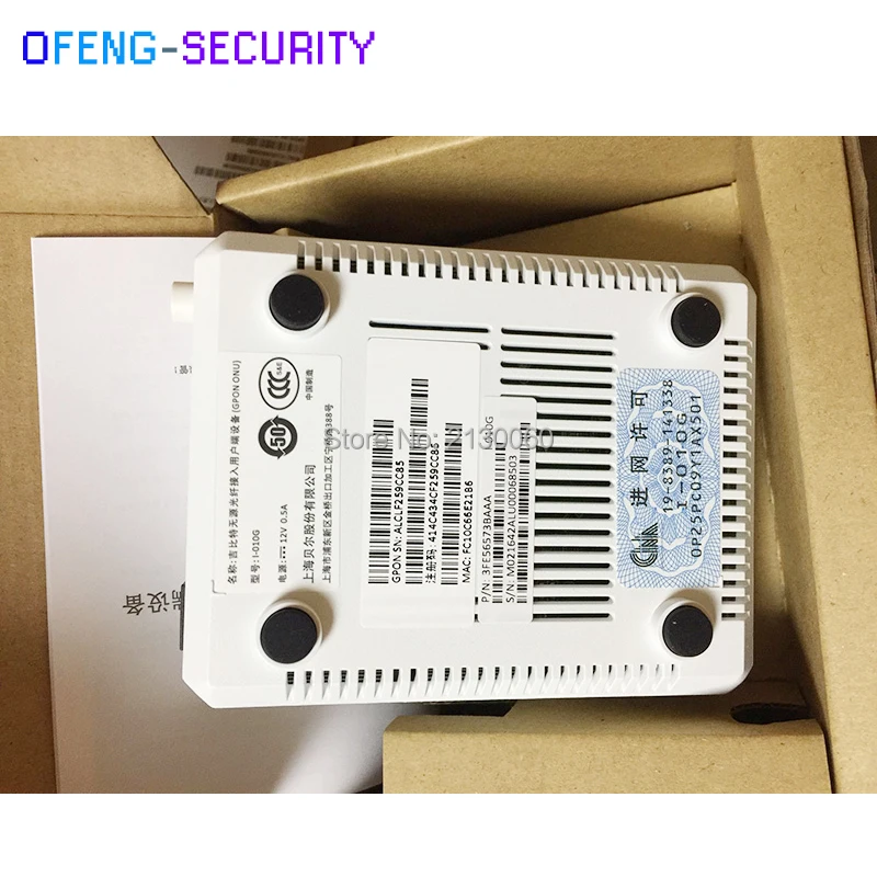 Оригинал Alcatel Lucent Bell GPON ONU I-010G с 1 GE ethernet портом SC/UPC входом английская версия |