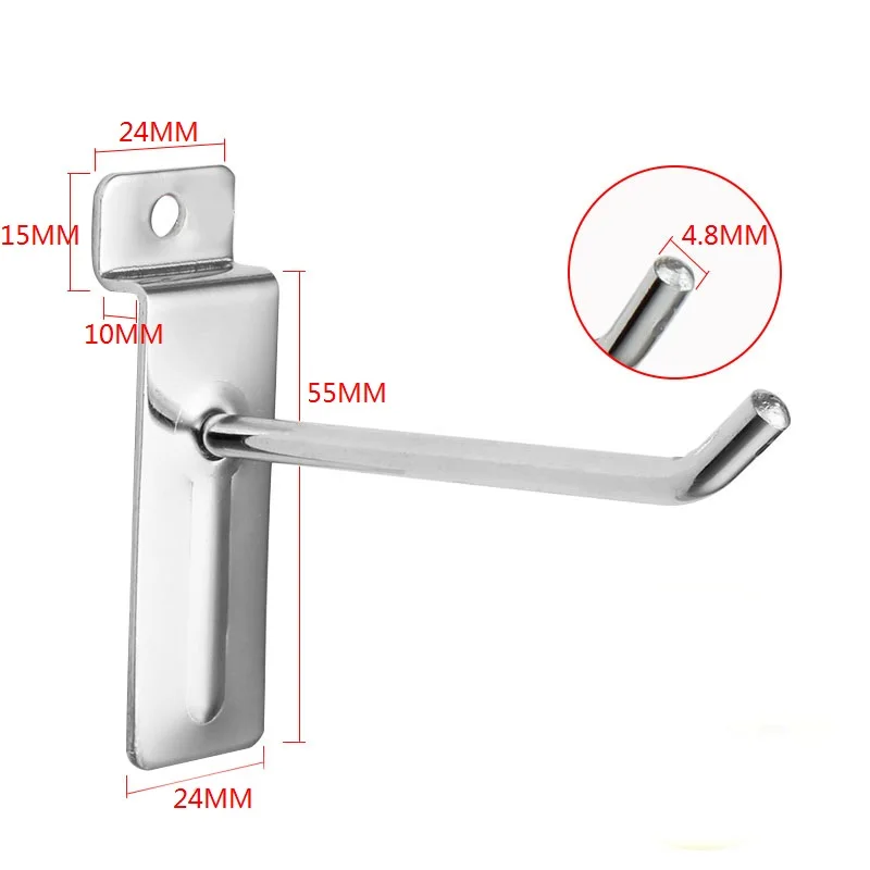L100/150/200 мм 4 &quot/6&quot/8 &quotДлина хромированные Скошенные крючки проволока диаметр