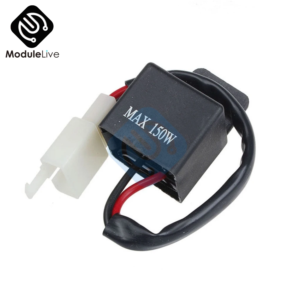 2 Pin 12V надежный модный светодиодный светильник для мотоцикла и индикатор