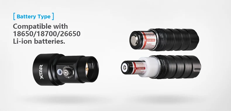 XTAR 1100LM D26 вспышка для подводного погружения и светильник XM-L2U3 Портативный фонарь для подводного плавания фонарь 100 м подводный IPX8 светодиодный вспышка светильник с 18650 Батарея