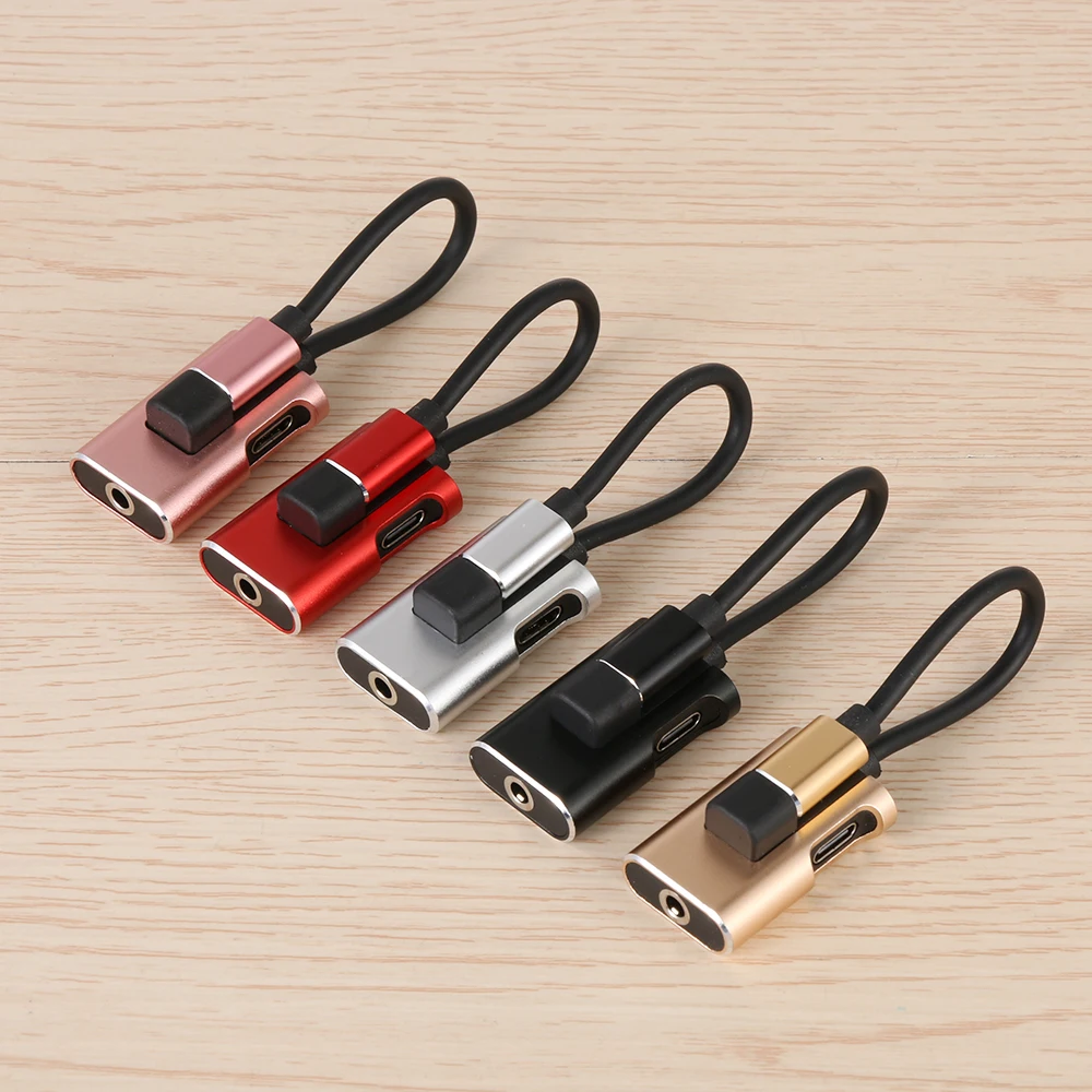 1 шт. type-C USB C до 3,5 мм AUX аудио конвертер зарядный кабель сплиттер для наушников адаптер Аксессуары для мобильных телефонов