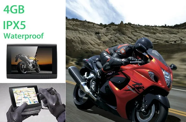 Автомобильный навигатор 5 дюймов HD FM Bluetooth|GPS для мотоцикла| |