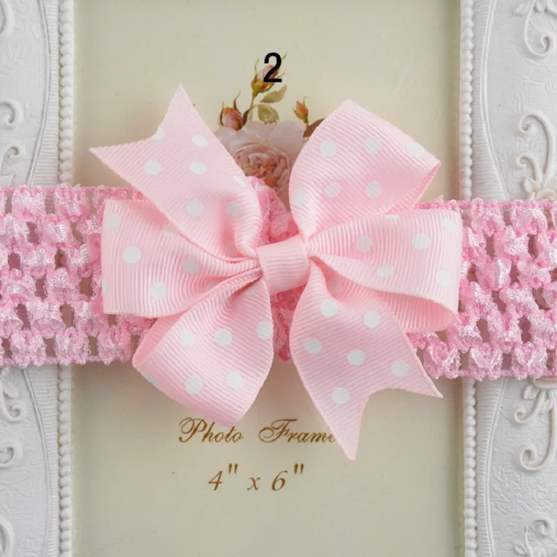 200 шт./лот повязка на голову для маленьких девочек Головной убор новорожденных