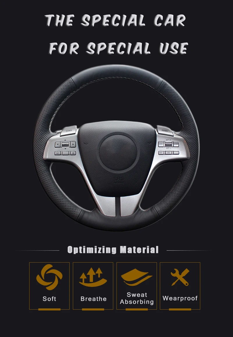 Автомобильная оплетка на руль для Mazda 6 Atenza 2009 2010 2011 2012 2013 авто чехлы для интерьера аксессуары для автомобиля-Стайлинг