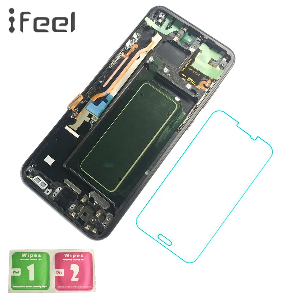 IFEEL Super Amoled ЖК дисплей для Samsung Galaxy S8 плюс Дисплей G955 G955F + Сенсорный экран Рамка