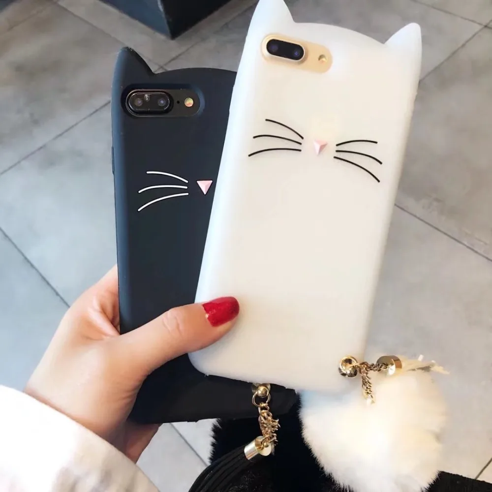 Силиконовый чехол с 3D мультяшным котом для Xiaomi Redmi Примечание 5A 5 &quotмилый