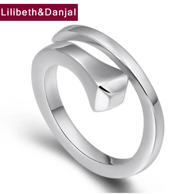 Женское регулируемое кольцо из серебра 100% пробы R012 | Украшения и аксессуары