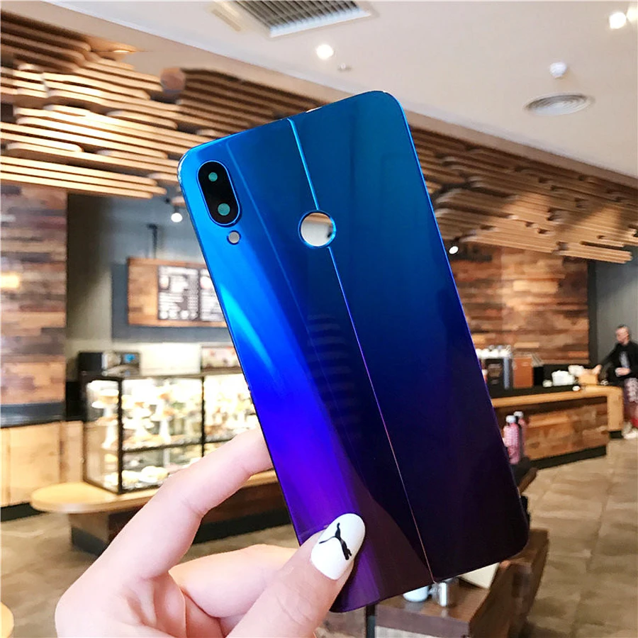 Оригинальная 3D стеклянная задняя крышка батарейного отсека для huawei nova 3i nova 3i(P Smart+) Крышка батарейного отсека Крышка дверного корпуса Запасные части рамка камеры