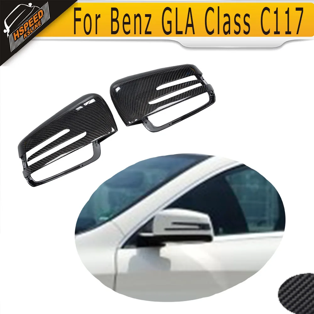Замена углеродного автомобильного бокового зеркала для Mercedes Benz CLA Class C117 2013 2014 2015