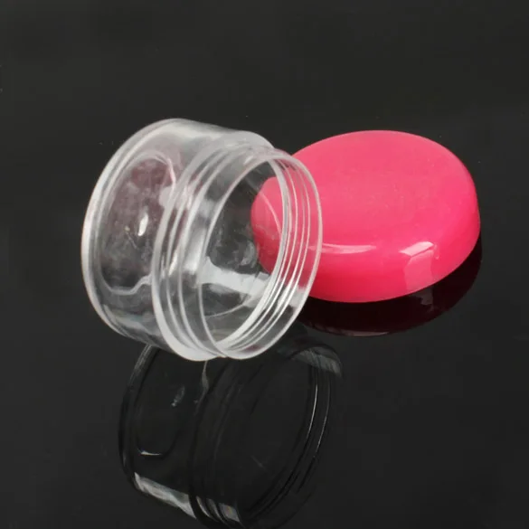 10 шт. розовая красная крышка тени для век пустая банка горшок контейнер макияжа и