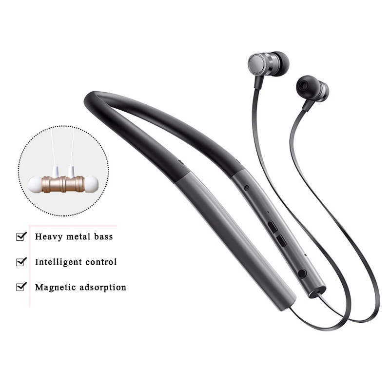 HATOSTEPED Bluetooth спортивные наушники с микрофоном устойчивое тренажерный зал HIFI Беспроводной наушники бас наушники для Xiaomi для Iphone блютуз наушники наушники для телефона наушники для бега наушники на телефон
