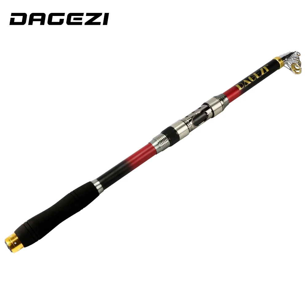 DAGEZI Новинка 2 1 м/2 4 7 м/3 0 6 м/м телескопическая удочка с металлическим основанием