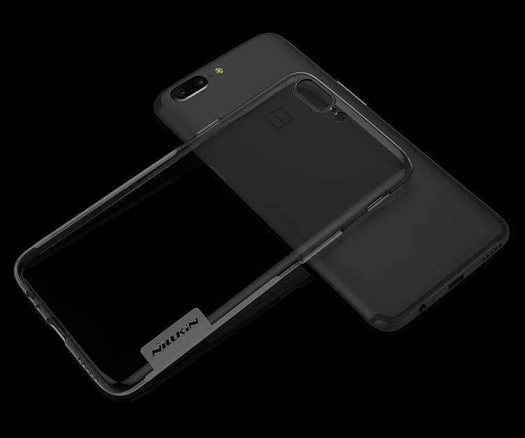 oneplus 5 oneplus5 TPU Case Nillkin Gel Clear Transparent Nature Silicone Cover For oneplu5 A5000 one plus (5.5'') cover case |