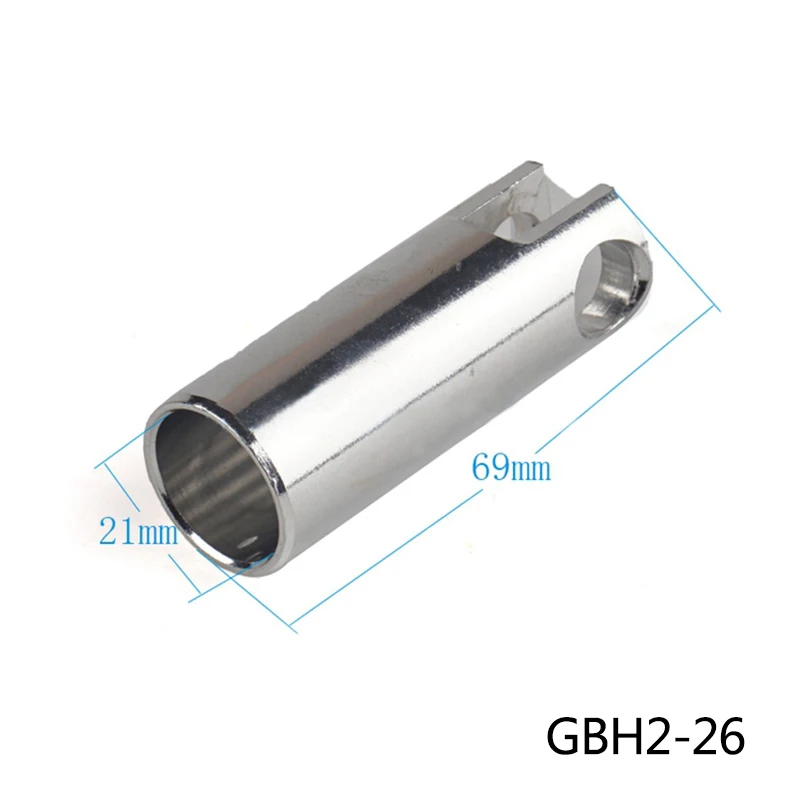Серебряный тон алюминиевый электрический перфоратор поршень для Bosch GBH2-20/GBH2-24/GBH2-26 Аксессуары для инструментов, высокое качество - Цвет: GBH 26