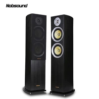 nobsound vf701 wood 150w floor standing speakers 2 0 hifi column sound 6 5 inch speaker home professional speakers