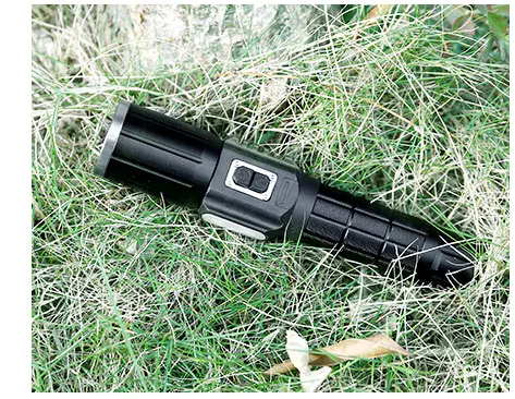 T6 светодиодный фонарик 18650 фонарь тактика фонарь USB ультрафиолетовые механические фонарики LED Flashlight Torch Tactical