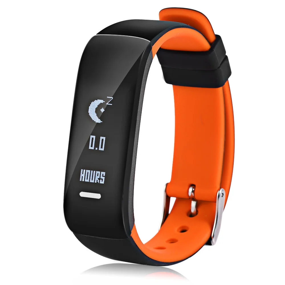 Новые P1 Bluetooth Smart часы браслет крови Давление монитор сердечного ритма IP67