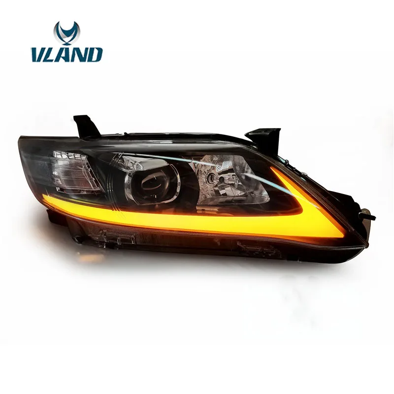 

Vland Factory Car Accessories Head Lamp for Toyota Camry 2009-2011 LED Head Light with turn moving signal