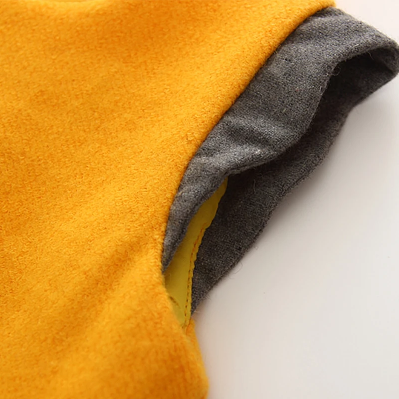 Осенне-зимние модные платья для маленьких девочек платье принцессы без рукавов с