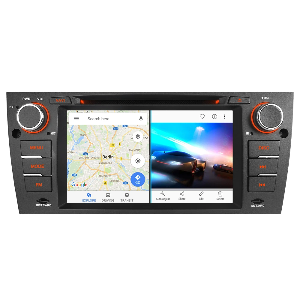 A Sure 7 дюймов 2 Din Android 8 1 Автомагнитола DVD gps Sat Nav стерео DAB + OBD для BMW E90 седан E91 E92 E39 M3 3