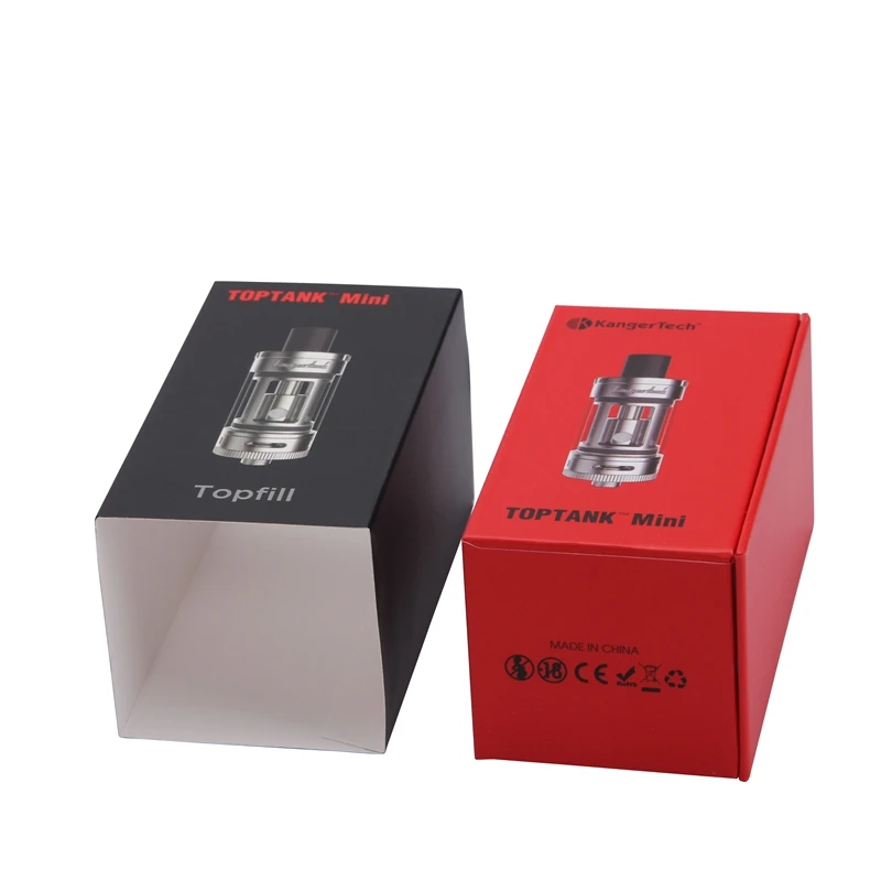Kanger Toptank Mini 4 мл Наполняемый сверху клиромайзер распылитель бак под Ом стекло