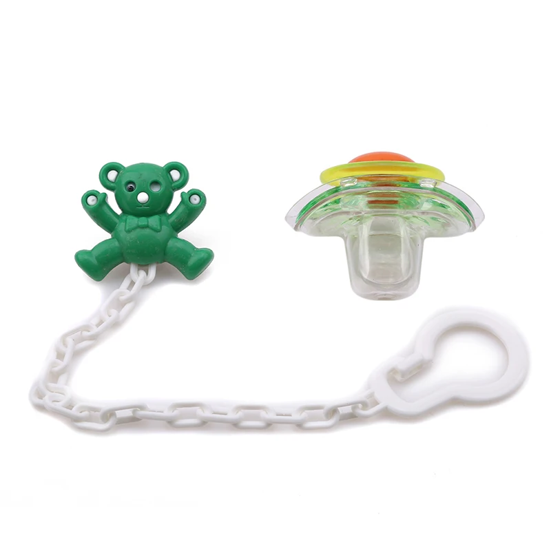 

1pcs Multi-functional Cute Soft Pacifier Anti-drop Fruit Silicone Chain Fixed Chain + Baby Nipple Cartoon Portable Baby Care