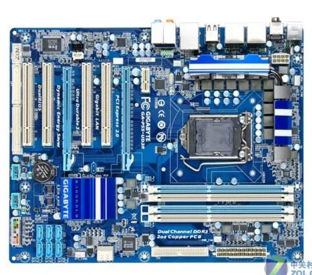 Для Gigabyte GA-P55-UD3R оригинальная б/у настольная материнская плата P55-UD3R P55 Socket LGA 1156 DDR3 ATX в продаже